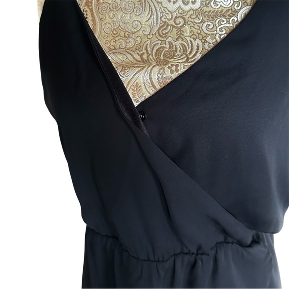 Sexy Hot Miami Styles Black High Low Cocktail Party Baddie Sundress Size Large - Picture 5 of 7